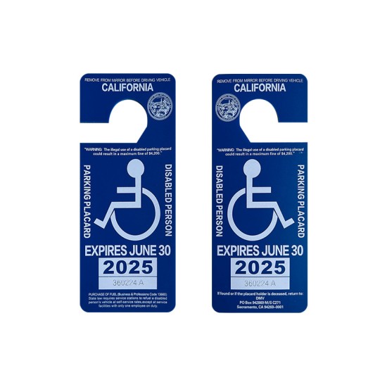 California Disabled Parking Permit