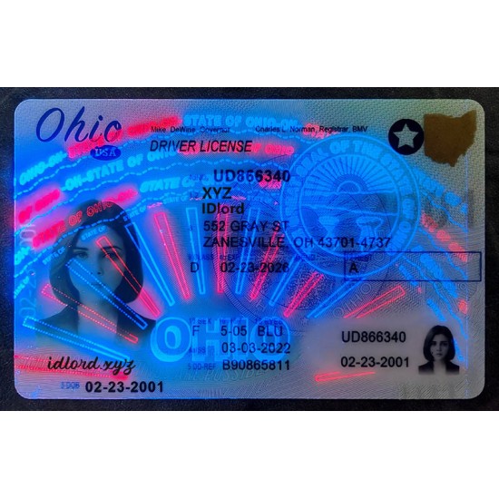 Ohio scannable ID