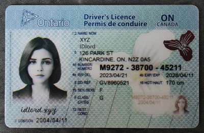 Ontario Scannable ID