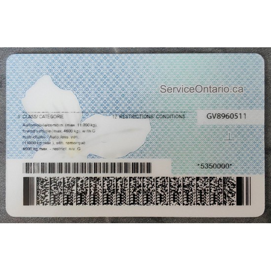 Ontario Scannable ID