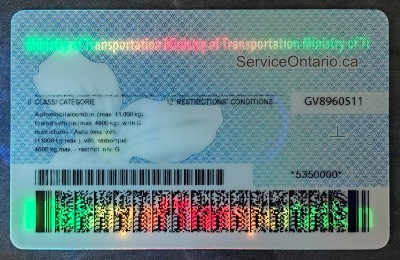 Ontario Scannable ID